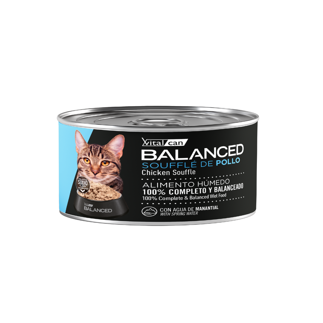Vitalcan - Balanced Souffle De Pollo Gato Adulto
