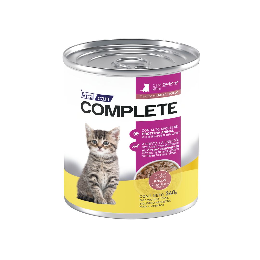Vitalcan - Complete Trocitos En Salsa Pollo Gato Cachorro