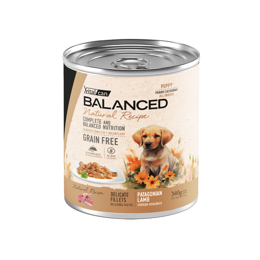 Vitalcan - Natural Recipe Filetes Cordero Perro Cachorro