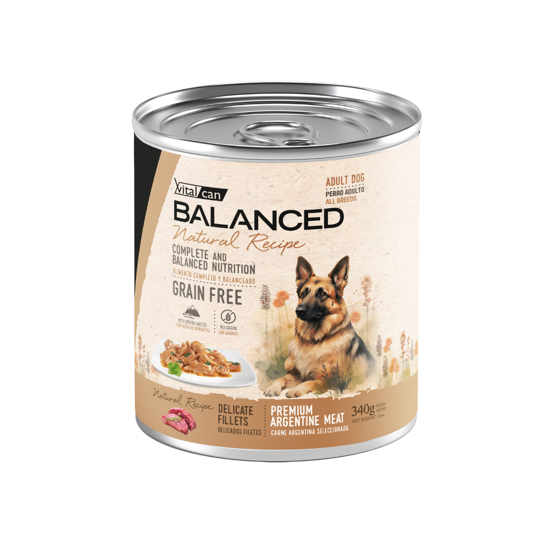 Vitalcan - Natural Recipe Filetes Carne Perro Adulto