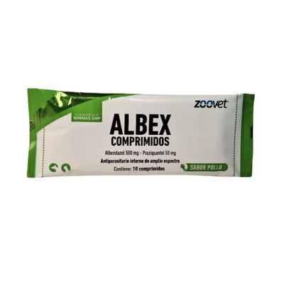 Zoovet - Albex Antiparasitario Interno Comprimidos
