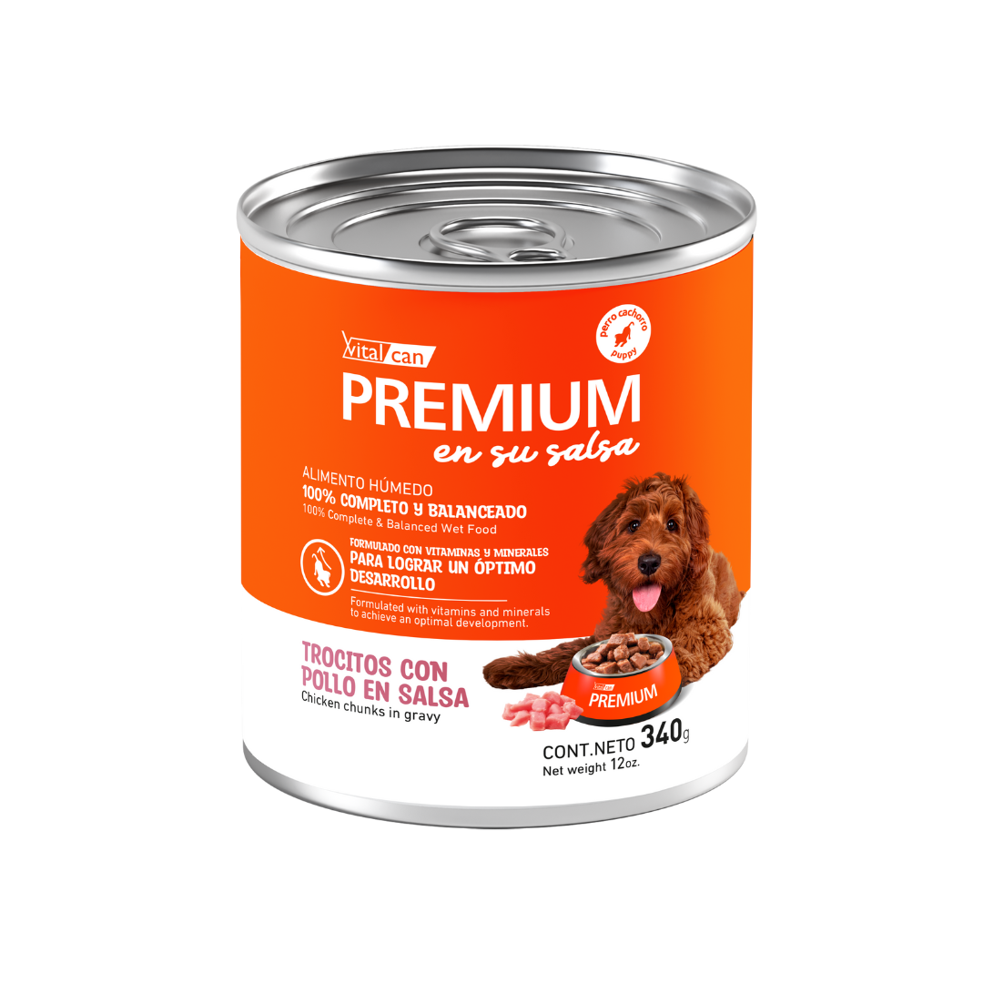 Vitalcan - Premium En Su Salsa Pollo Perro Cachorro