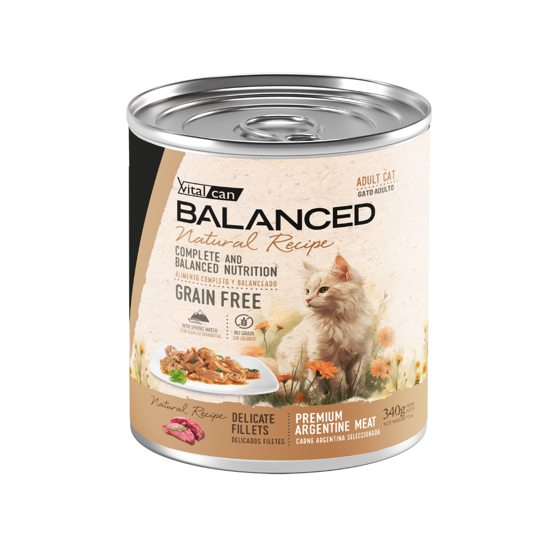 Vitalcan - Natural Recipe Filetes Carne Gato Adulto