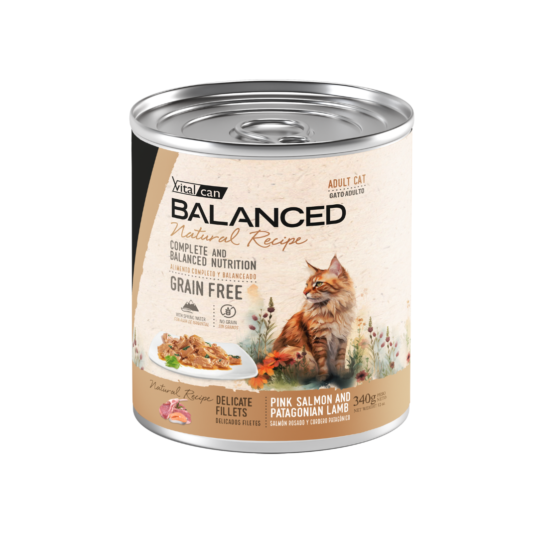Vitalcan - Natural Recipe Filetes Salmon Y Cordero Gato Adulto