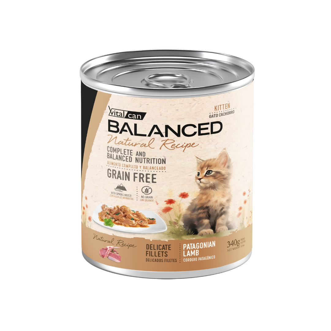 Vitalcan - Natural Recipe Filetes Cordero Gato Cachorro