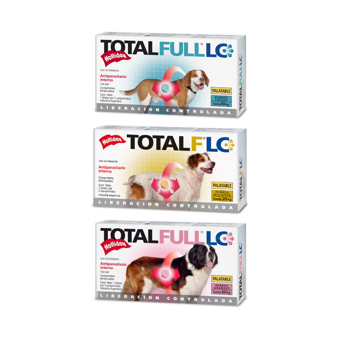 Holliday - Perros Total Full Antiparasitario Interno - Comprimidos
