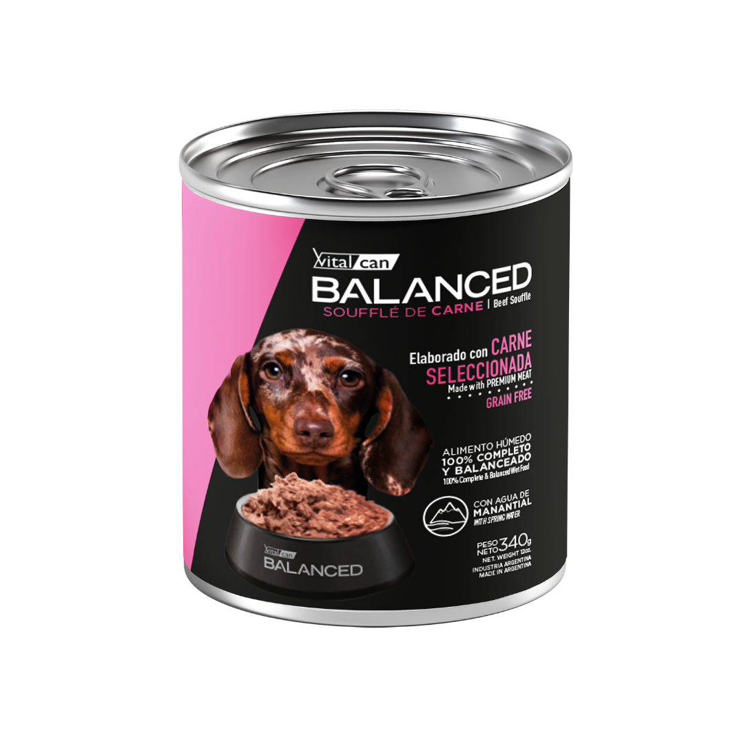 Vitalcan - Balanced Souffle De Carne Perro Cachorro