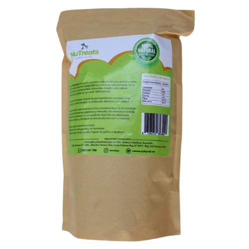 NuTreats - Snacks Pollo + Zanahoria