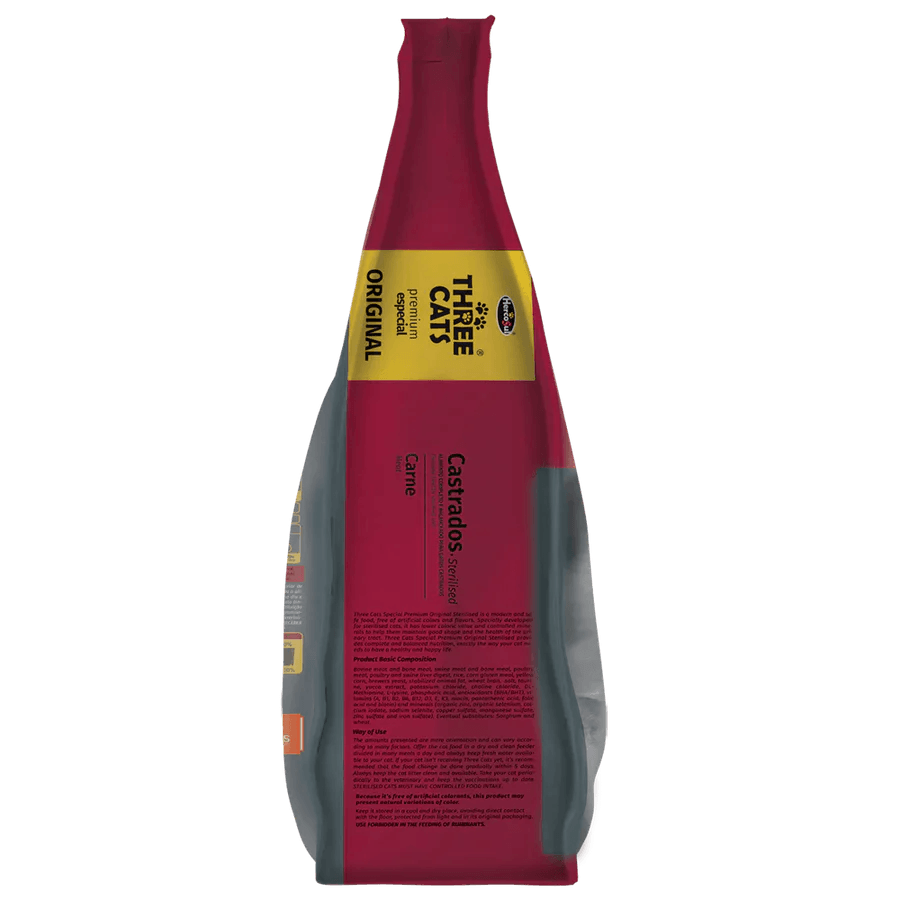 Three Cats - Gatos - Original Carne