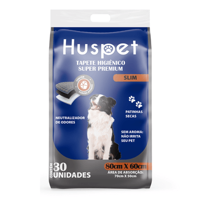 Huspet - Tapete Higiénico Premium Carbon Activado - 60x60 cm
