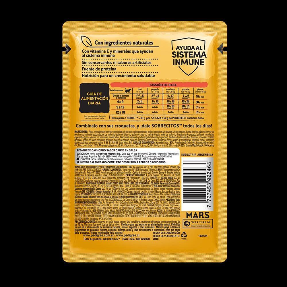Pedigree - Perros Cachorros - Carne - Pouch