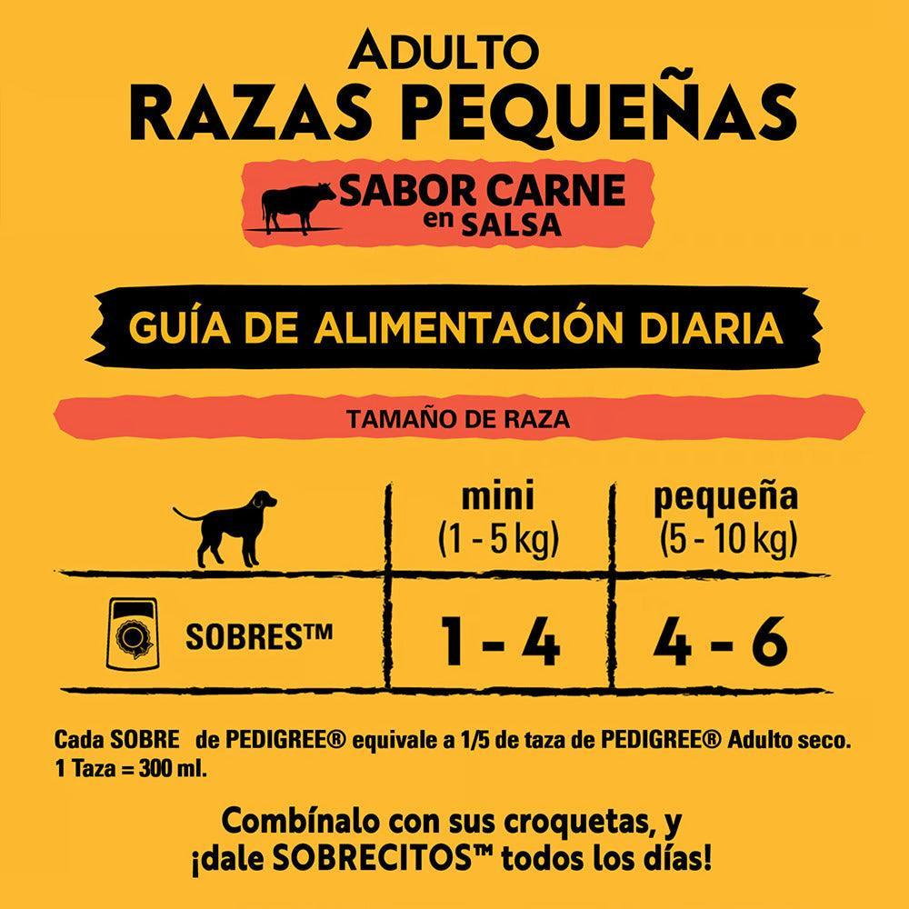 Pedigree - Perros Adultos Pequeños - Carne - Pouch