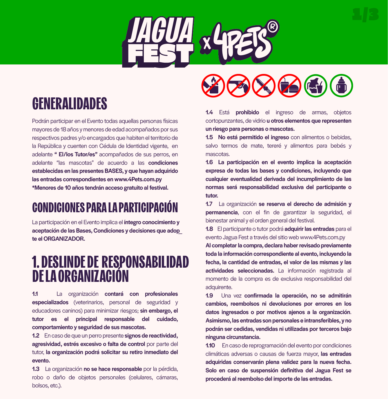 YOGA CON JAGUA (INCLUYE ENTRADA HUMANA Y PERRUNA) - JAGUAFEST