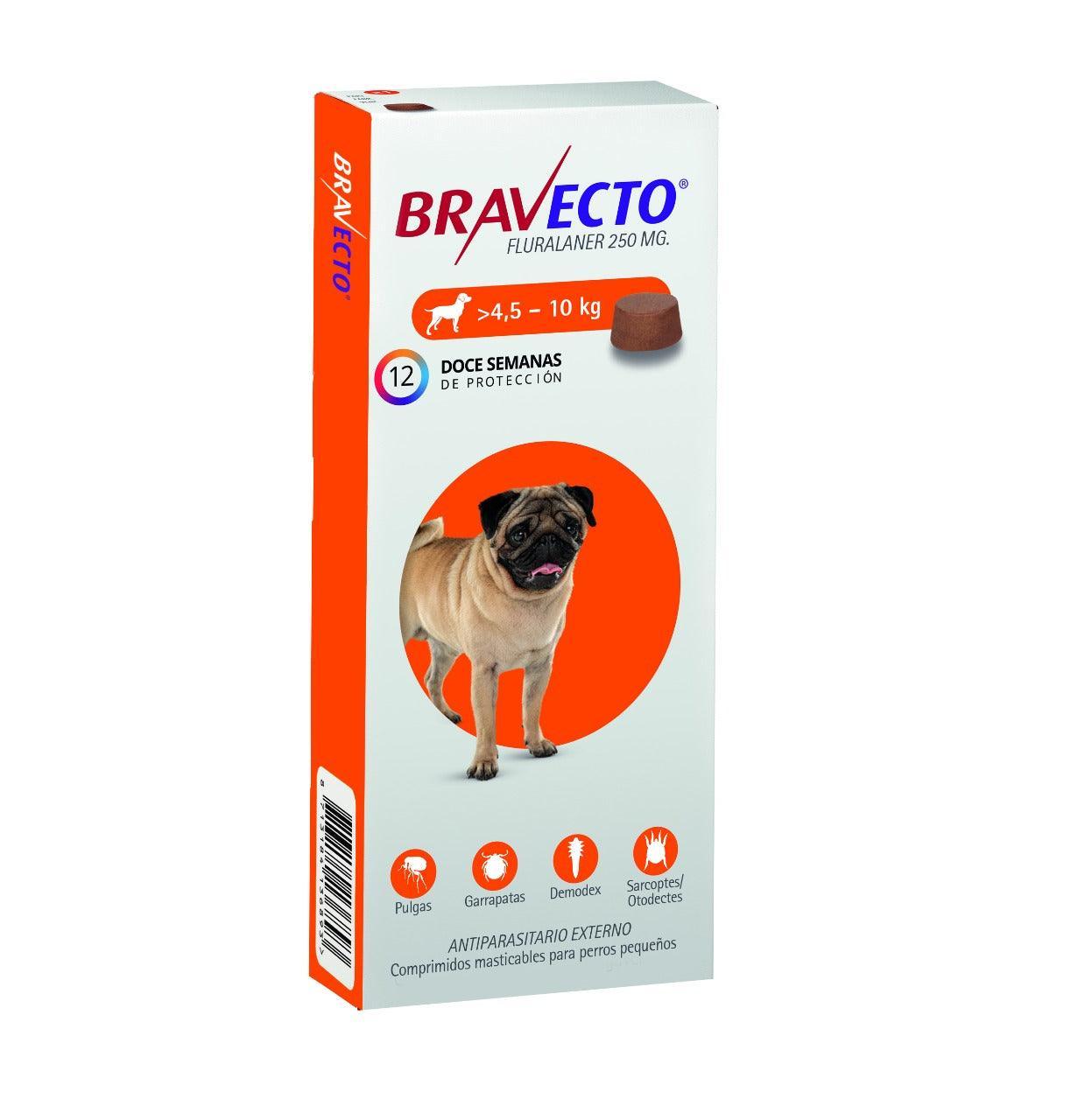 Bravecto - Perros Antiparasitario Masticable - 4.5-10 kg
