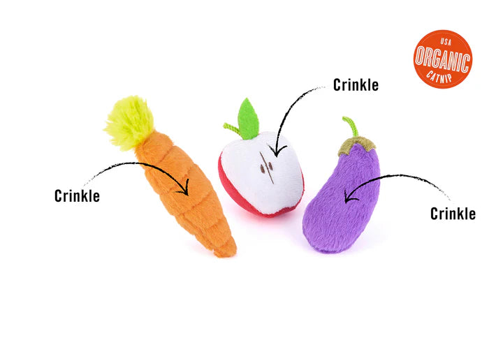 PLAY - Gatos Juguete Verduras Del Huerto