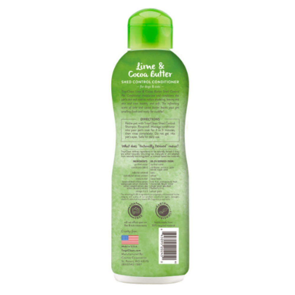 Tropiclean - Acondicionador Control Pelaje - Lima & Manteca de Cacao