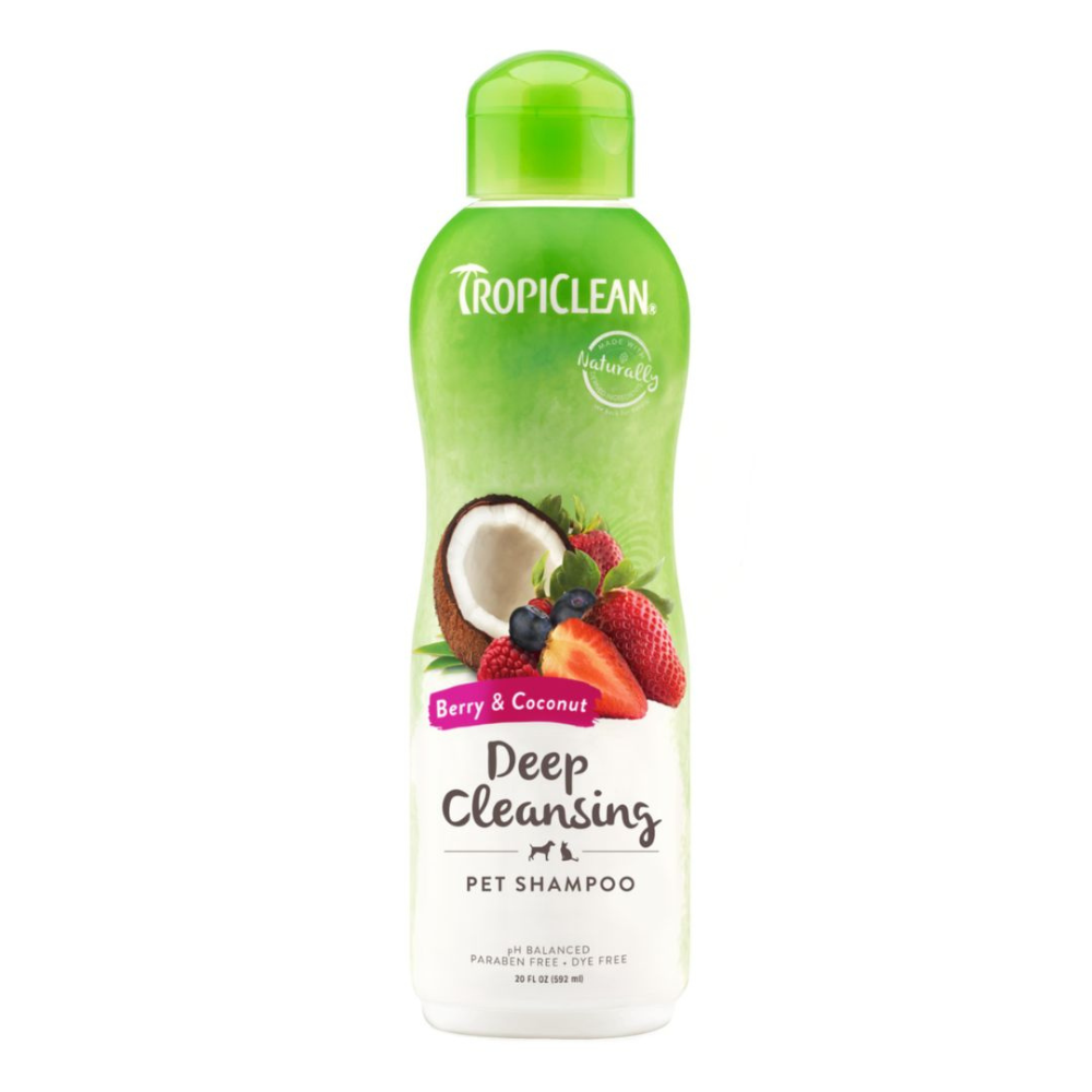 Tropiclean - Shampoo Limpieza Profunda - Bayas & Coco