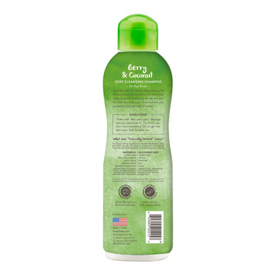 Tropiclean - Shampoo Limpieza Profunda - Bayas & Coco
