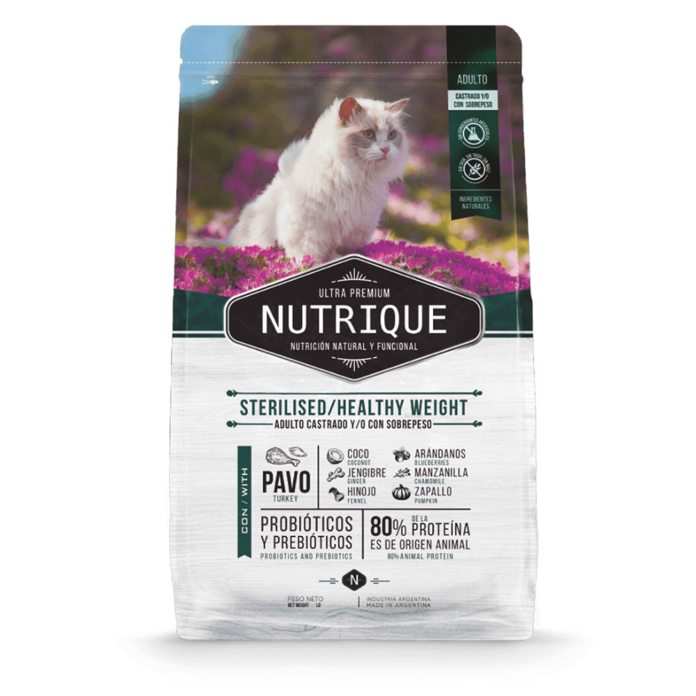 Nutrique - Gatos Adultos Castrados & Control de Peso