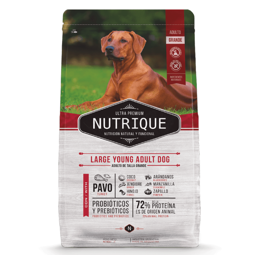 Nutrique - Perros Adultos Grandes - Pavo