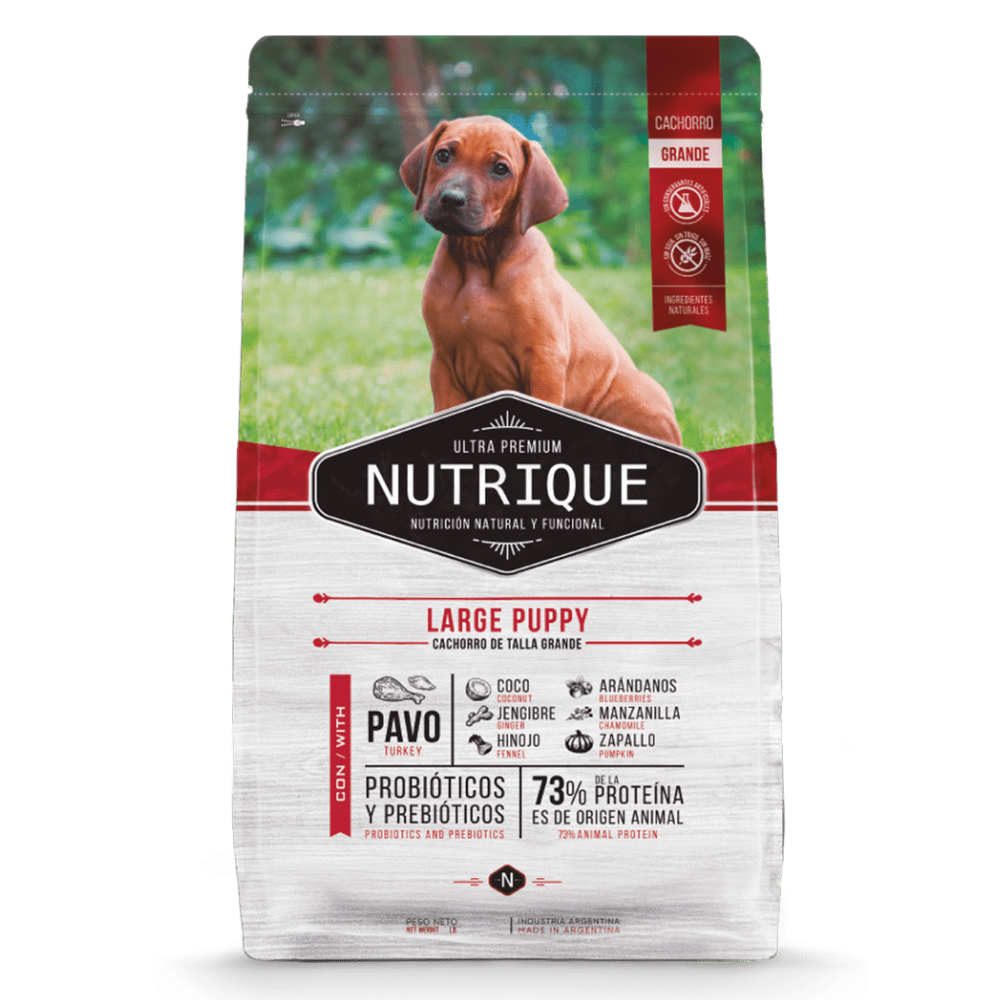 Nutrique - Perros Cachorros Grandes - Pavo