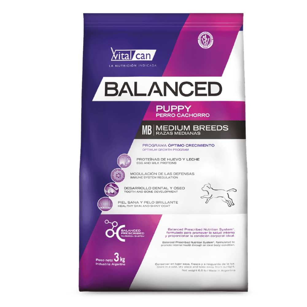 Vitalcan Balanced - Perros Cachorros Medianos