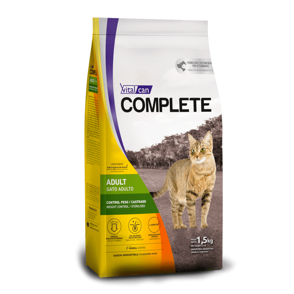Vitalcan Complete - Gatos Control de Peso