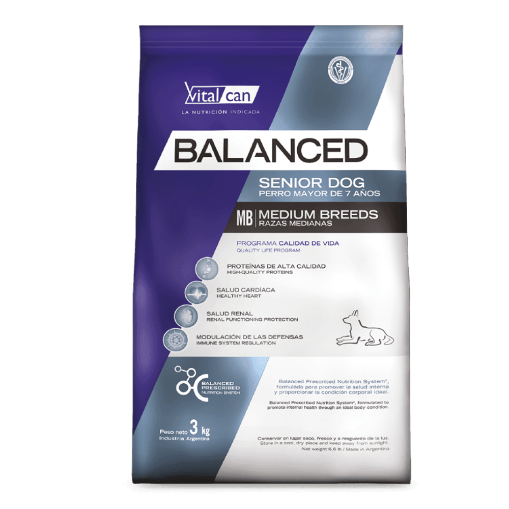 Vitalcan Balanced - Perros Senior Medianos