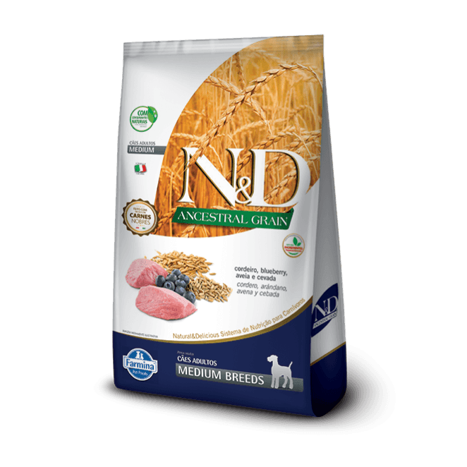 N&D Ancestral - Perros Adultos Medianos - Cordero