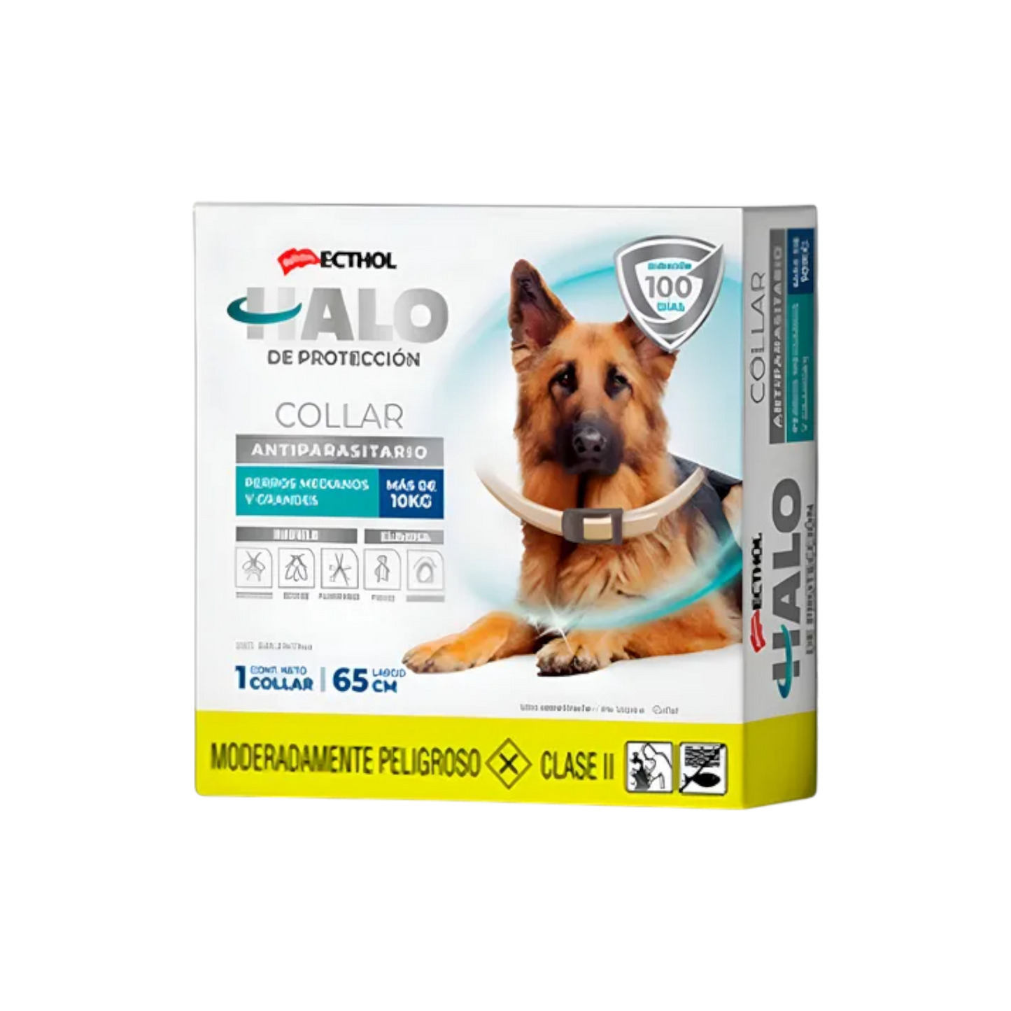 Holliday - Ecthol Halo Collar Antiparasitario Perros - Más De 10 Kg