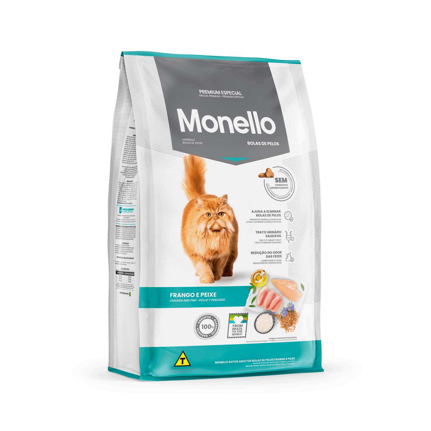 Monello - Gatos Bola de Pelo - Pollo & Pescado