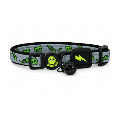 Doco - Gatos - Collar - Verde Reflectivo