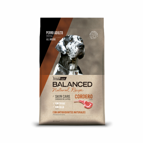 Vitalcan Balanced Natural Recipe - Perros Adultos - Cordero