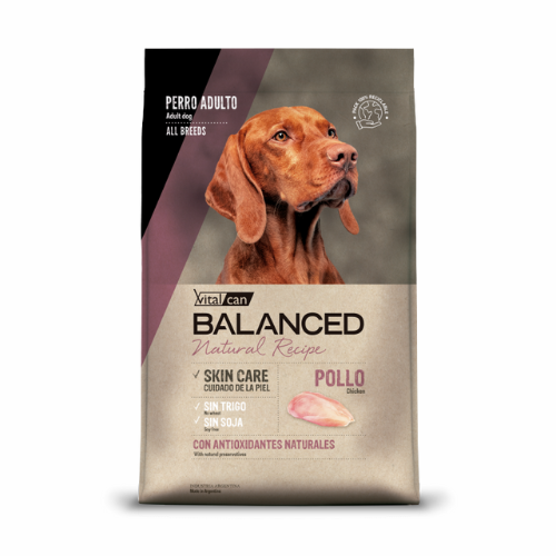 Vitalcan Balanced Natural Recipe - Perros Adultos - Pollo