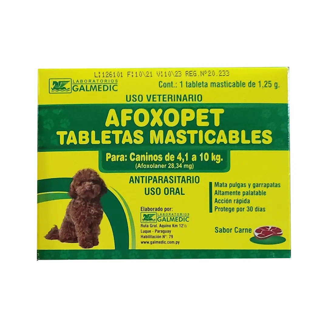 Galmedic - Afoxopet - 1 Comprimido
