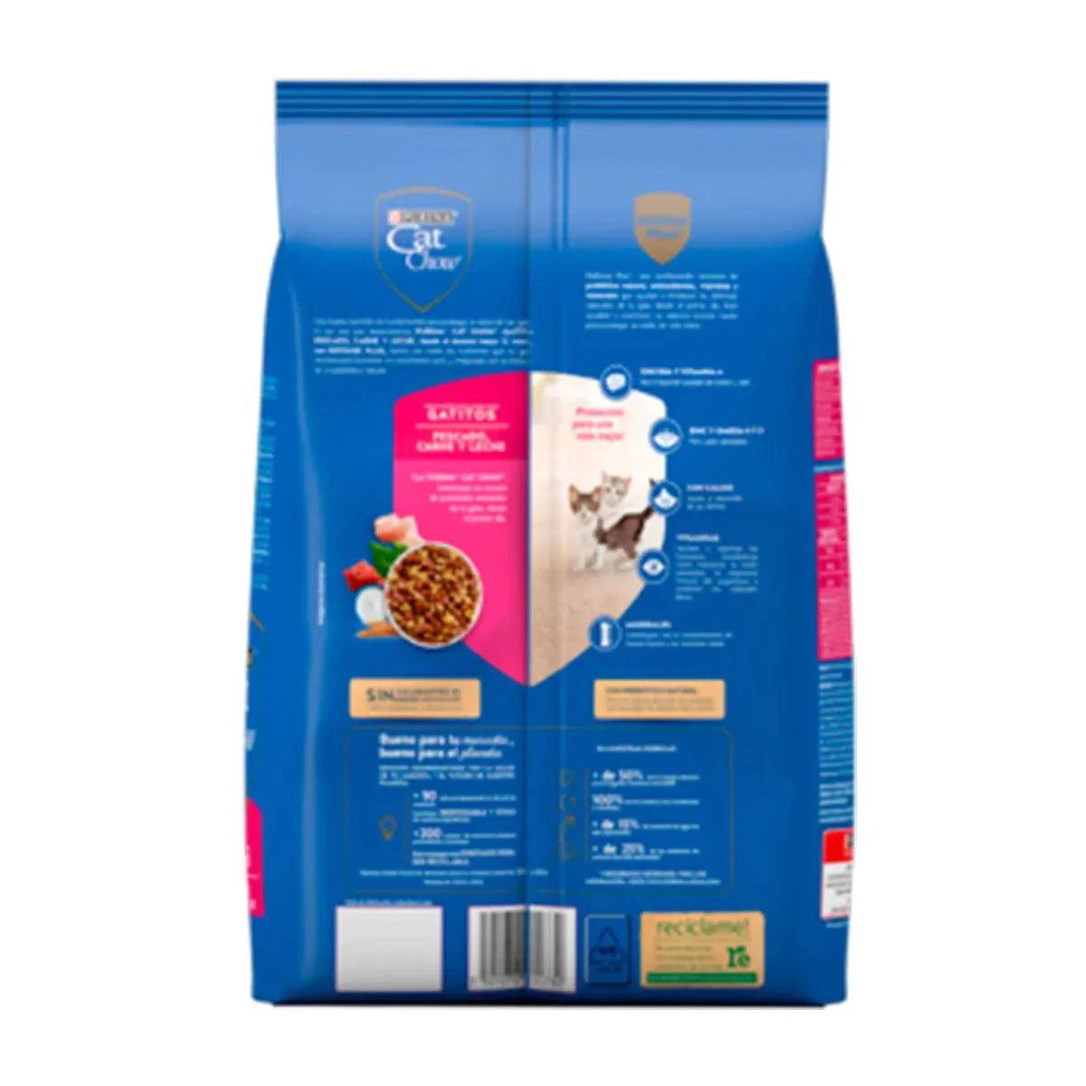 Cat Chow - Gatitos - Pescado, Carne & Vegetales