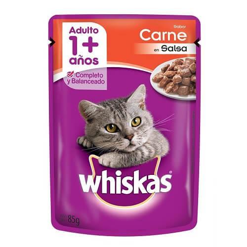 Whiskas - Gatos Adultos - Carne - Pouch