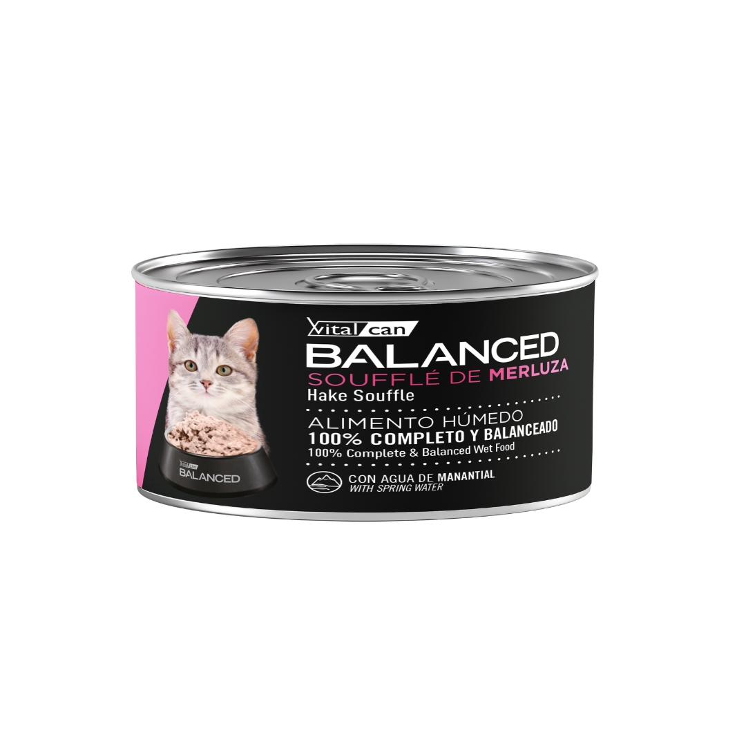 Vitalcan - Balanced Souffle De Merluza Gato Cachorro