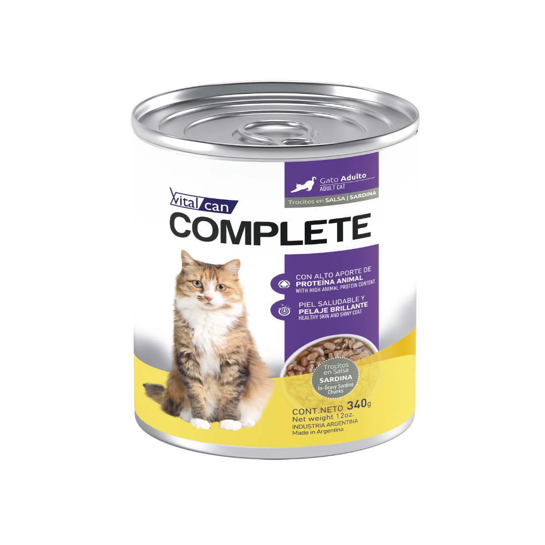 Vitalcan - Complete Trocitos En Salsa Sardina Gato Adulto