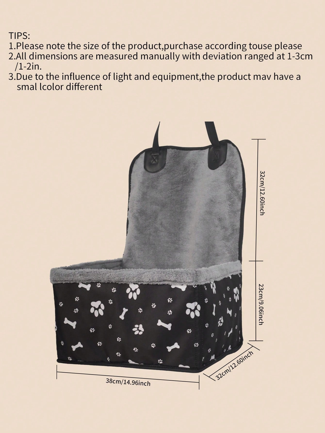 Silla para Autos con interior de tela (Mascotas) – 4Pets