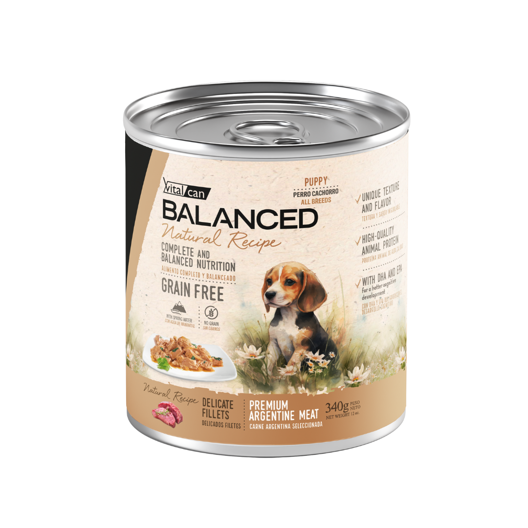 Vitalcan - Natural Recipe Filetes Carne Perro Cachorro