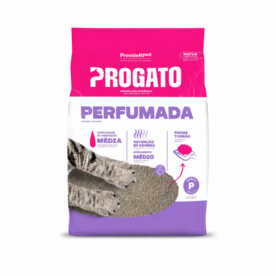 Progato - Gatos Piedra Sanitaria Clasica Perfumada - 10 kg