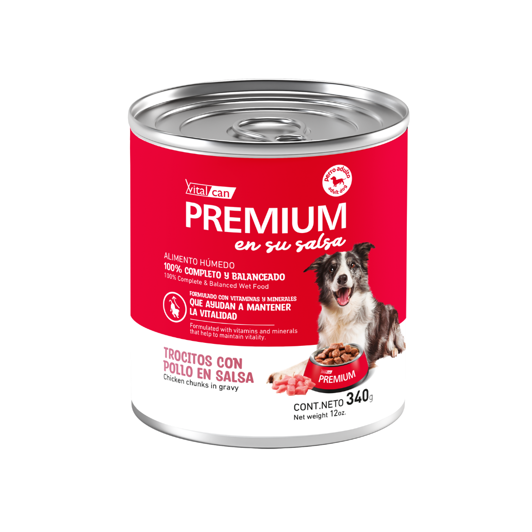 Vitalcan - Premium En Su Salsa Pollo Perro Adulto