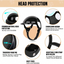 Casco de Motocicleta y Gafas UV para Perro