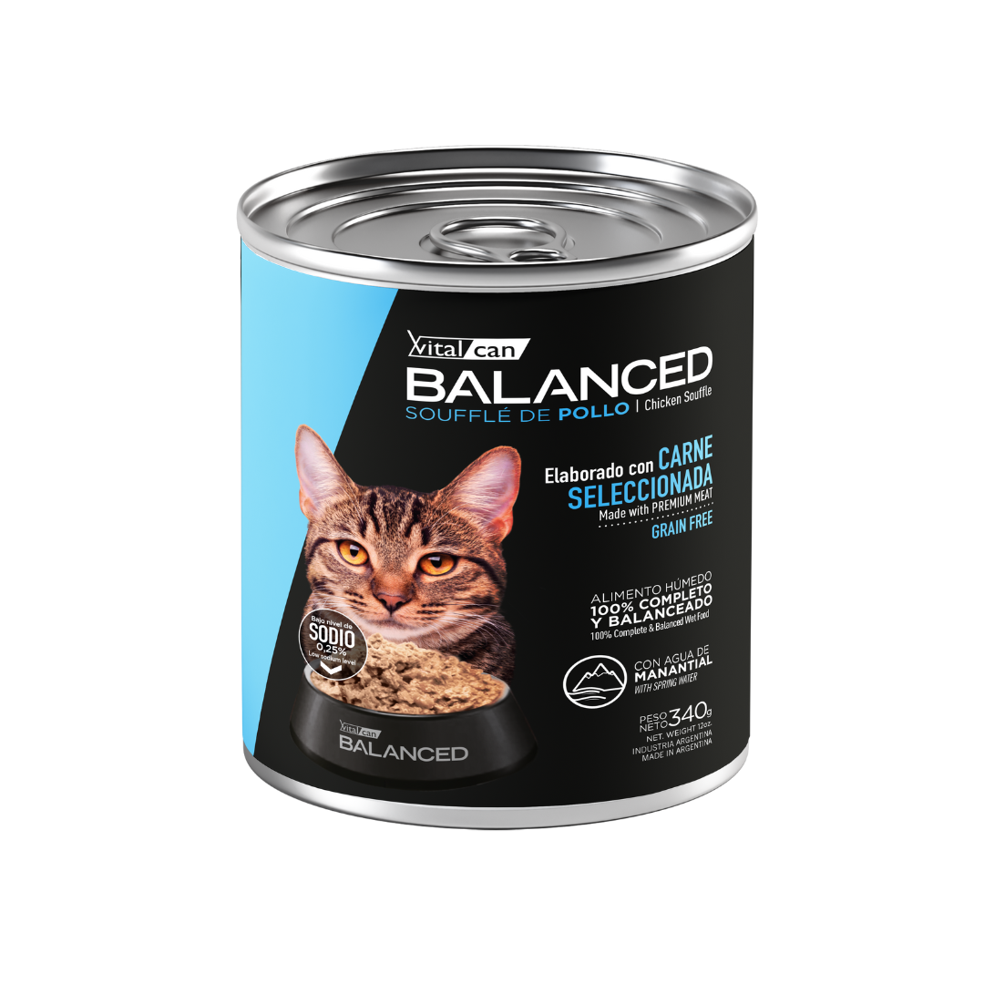 Vitalcan - Balanced Souffle De Pollo Gato Adulto