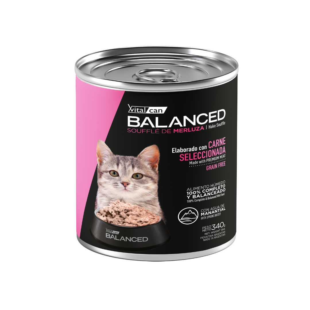 Vitalcan - Balanced Souffle De Merluza Gato Cachorro