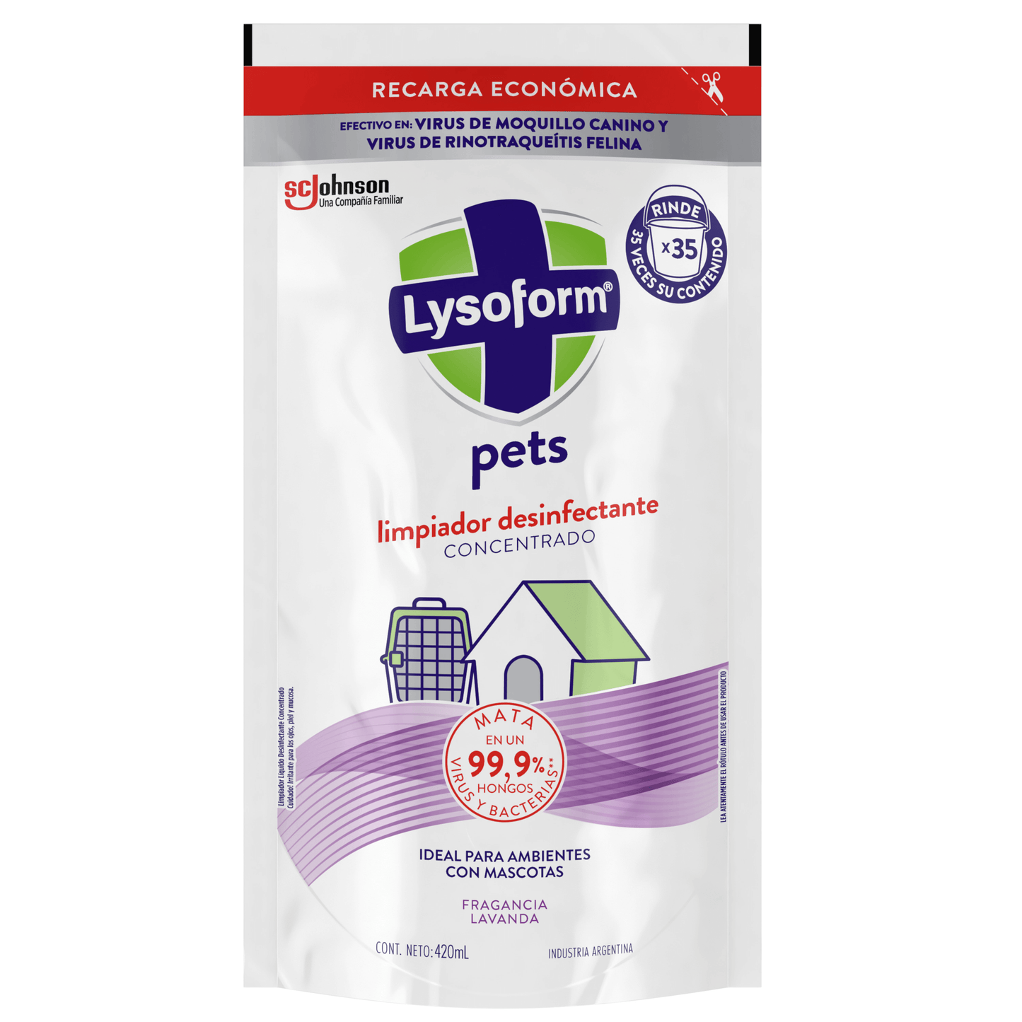 Lysoform - Limpiador Liquido Pets