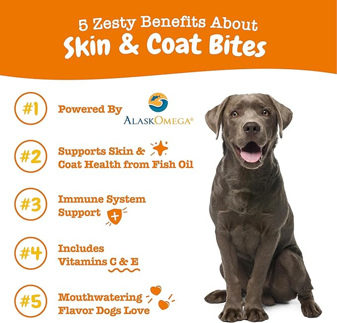 Zesty Paws - Omega Bites Mordeduras de Piel & Pelaje