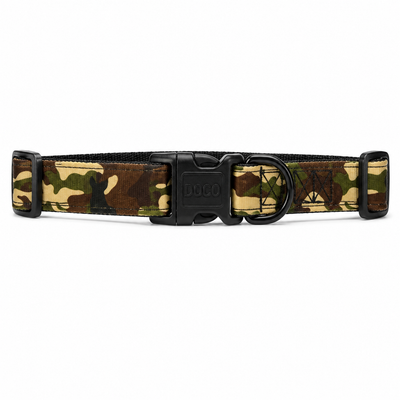 Doco - Perros - Collar - Marron Militar