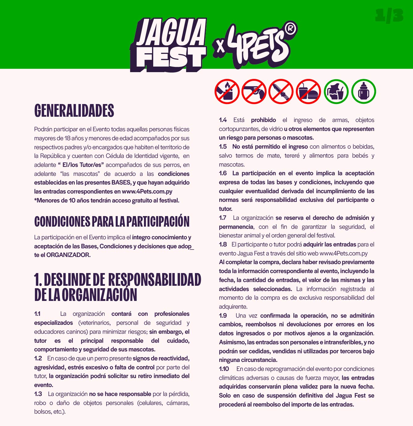 YOGA CON JAGUA (INCLUYE ENTRADA HUMANA Y PERRUNA) - JAGUAFEST
